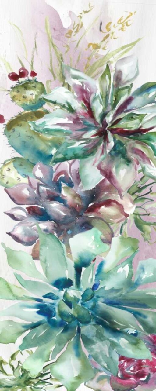 Succulent Garden Panel II Poster Print by Tre Sorelle Studios - Item # VARPDXRB11984TS